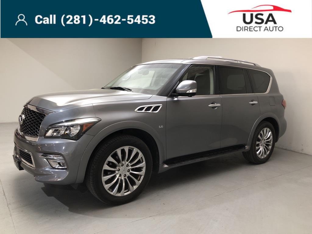 Used 2015 Infiniti QX80 for sale in Houston TX.  We Finance! 