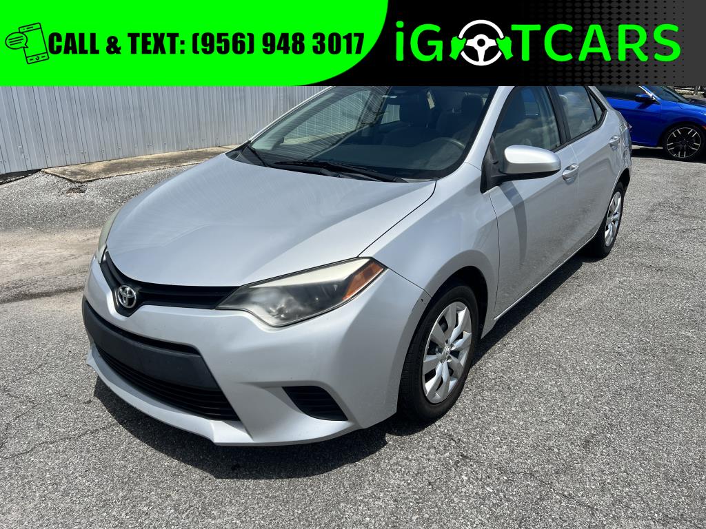 Used 2014 Toyota Corolla for sale in Houston TX.  We Finance! 